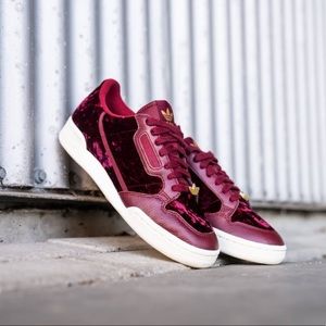 NEW! ADIDAS | Continental 80 velvet sneakers